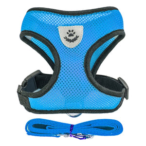 Adjustable Vest With Walking Lead Leash