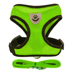 Adjustable Vest With Walking Lead Leash