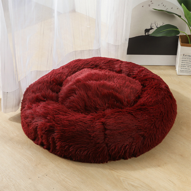 Plush Round Sofa Cushion