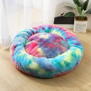 Plush Round Sofa Cushion