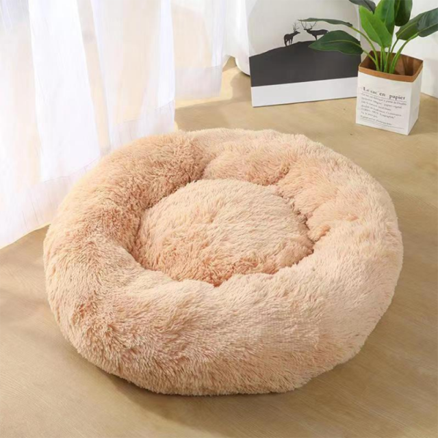 Plush Round Sofa Cushion