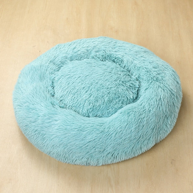 Plush Round Sofa Cushion