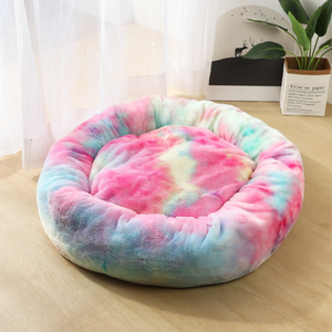 Plush Round Sofa Cushion