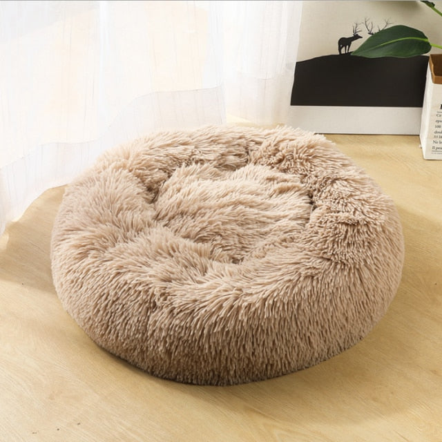 Plush Round Sofa Cushion