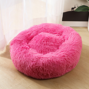 Plush Round Sofa Cushion