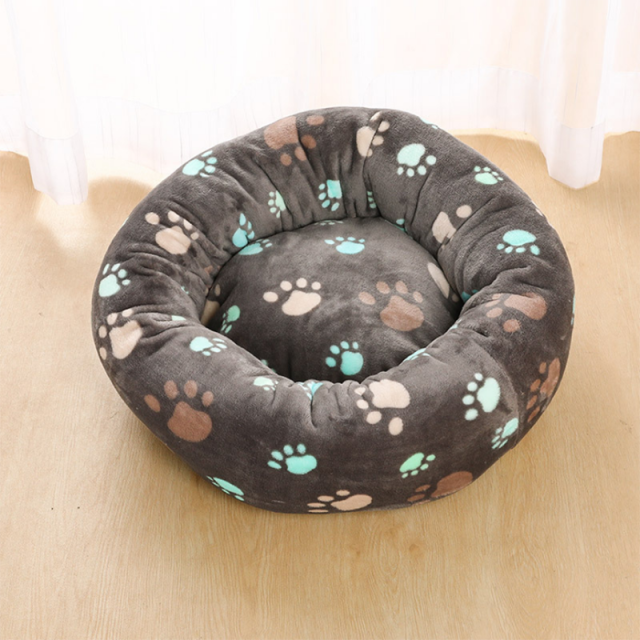 Plush Round Sofa Cushion