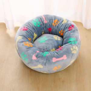 Plush Round Sofa Cushion