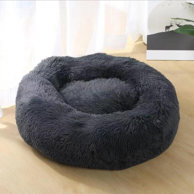 Plush Round Sofa Cushion