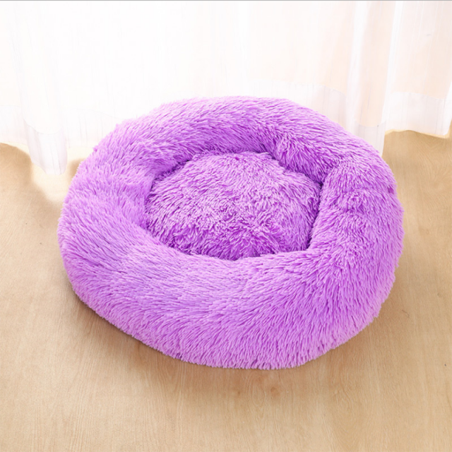 Plush Round Sofa Cushion