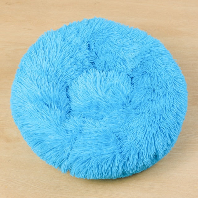 Plush Round Sofa Cushion