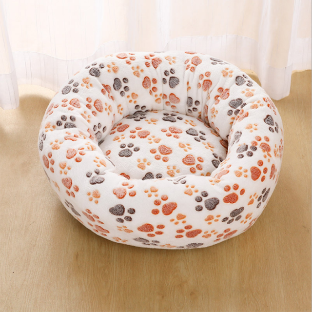 Plush Round Sofa Cushion