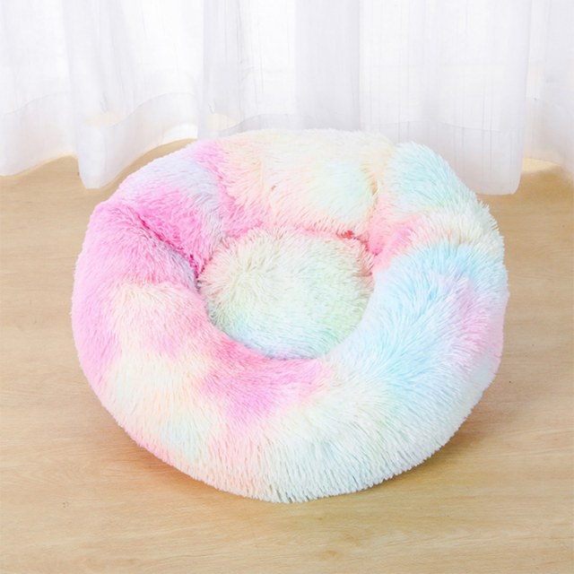 Plush Round Sofa Cushion