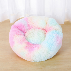 Plush Round Sofa Cushion