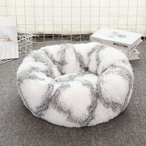 Plush Round Sofa Cushion