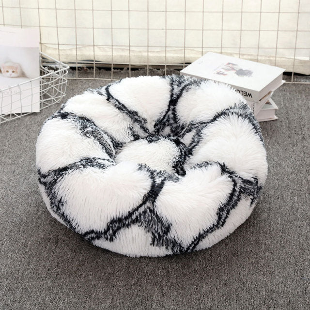 Plush Round Sofa Cushion