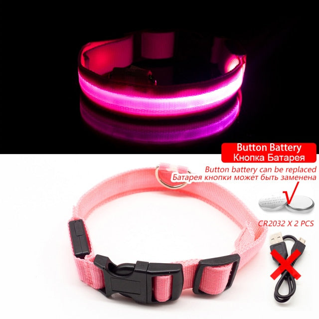 USB Charging Led Collar