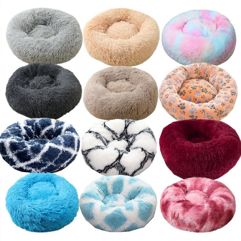 Plush Round Sofa Cushion