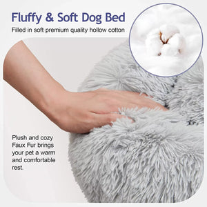 Plush Round Sofa Cushion