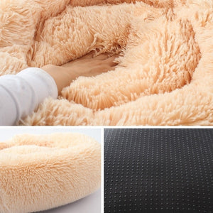 Plush Round Sofa Cushion