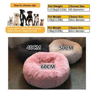 Plush Round Sofa Cushion