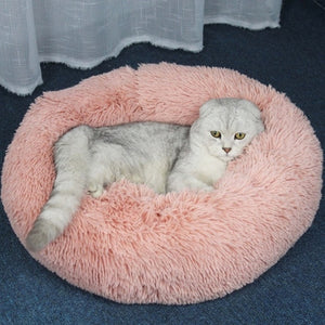 Plush Round Sofa Cushion