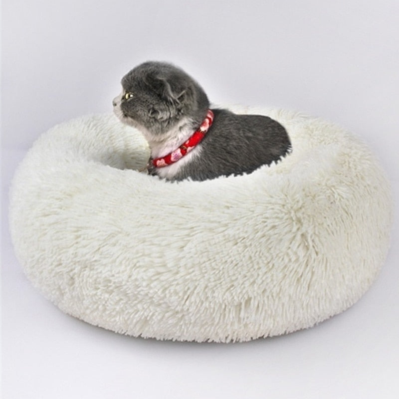 Plush Round Sofa Cushion