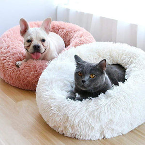 Plush Round Sofa Cushion