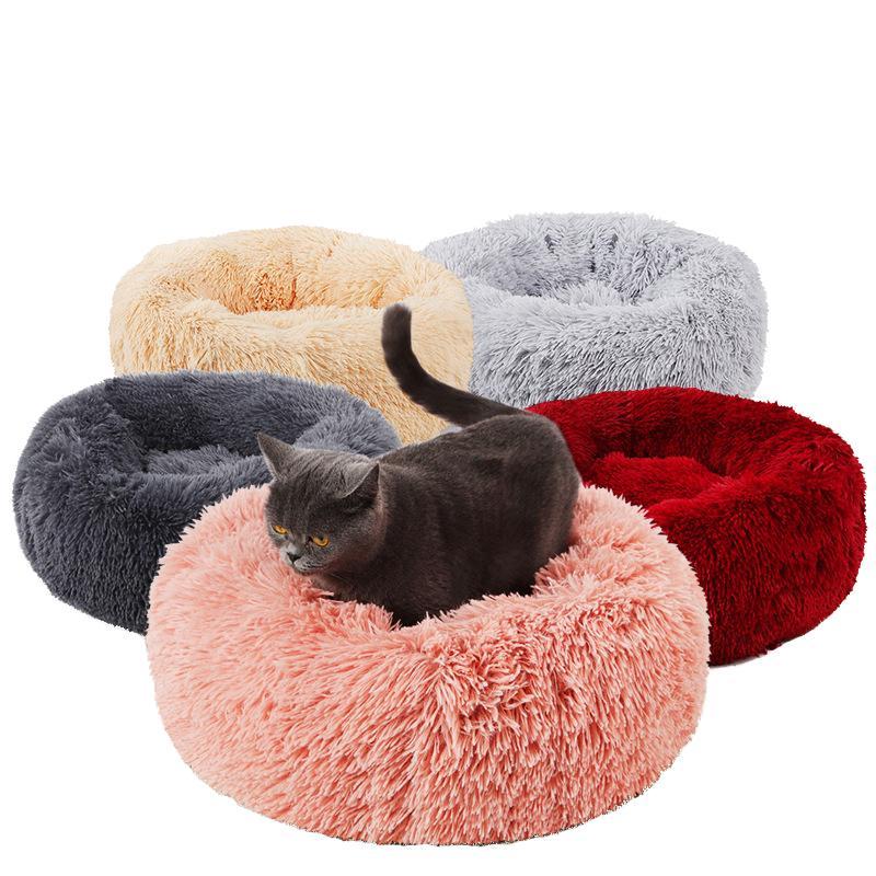 Plush Round Sofa Cushion