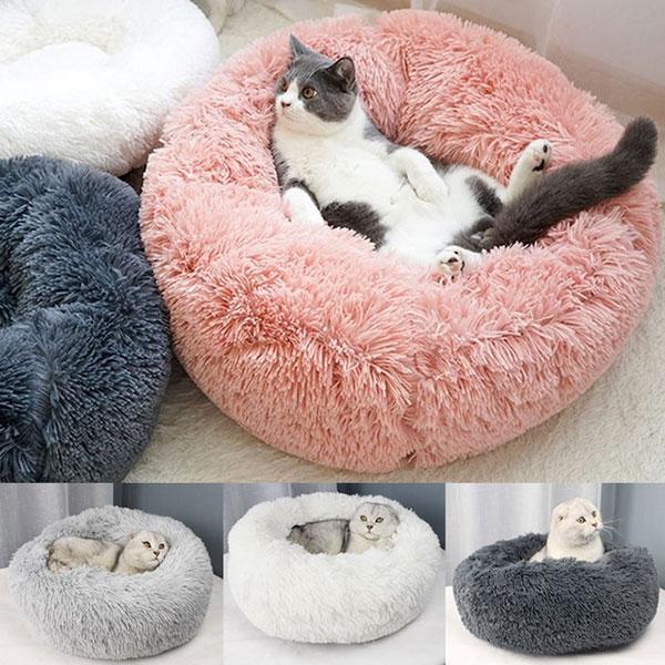 Plush Round Sofa Cushion