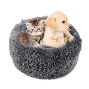 Plush Round Sofa Cushion