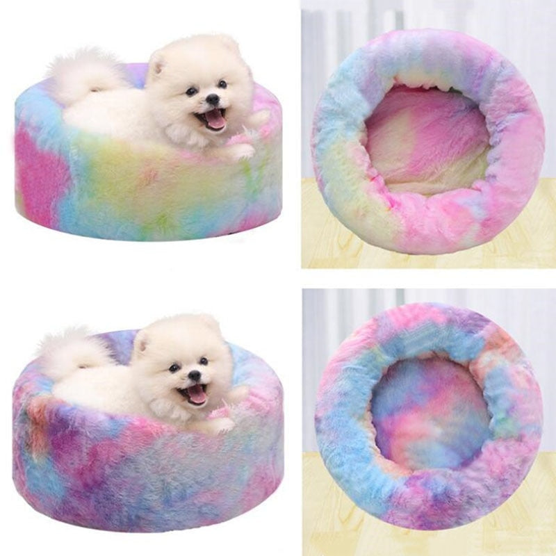 Plush Round Sofa Cushion