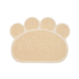 Paw Print Litter Mat