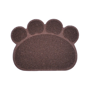 Paw Print Litter Mat