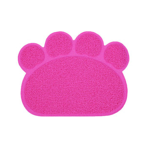 Paw Print Litter Mat