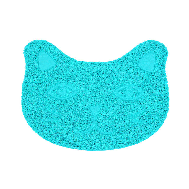 Paw Print Litter Mat