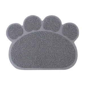 Paw Print Litter Mat