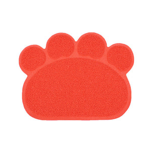 Paw Print Litter Mat