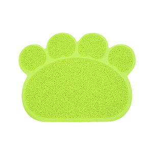 Paw Print Litter Mat