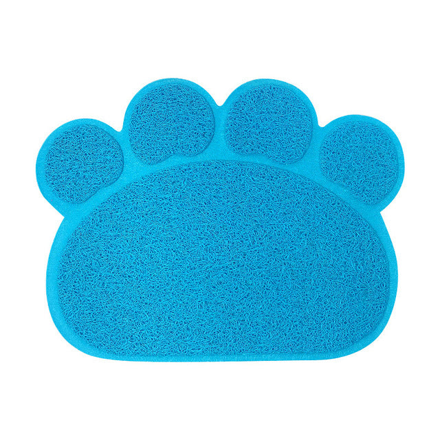 Paw Print Litter Mat